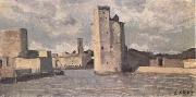 Jean Baptiste Camille  Corot La Rochelle (mk11) oil painting reproduction